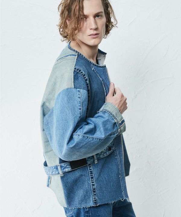 KURO - Mark VIII Patchwork Denim Jacket – MRKT