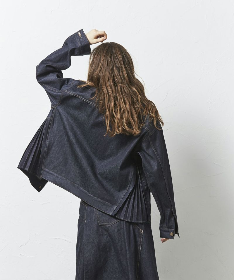 ジャケット・アウター EZUMi  WRAP PLEATS JACKET WRAP PLEATS JACKET | JAPAN DENIM