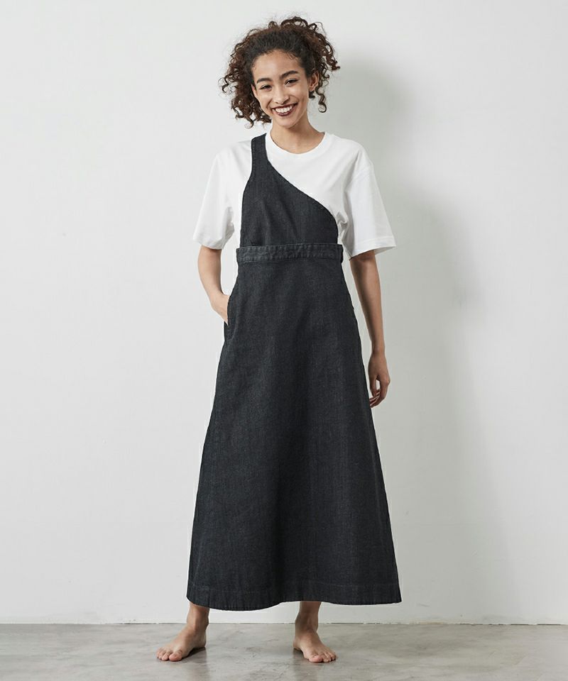 2WAY LONG FLARE SKIRT | JAPAN DENIM