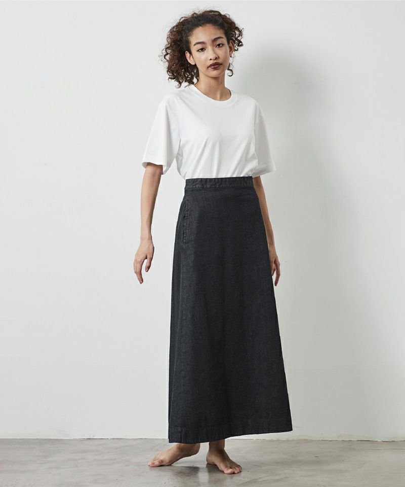 2WAY LONG FLARE SKIRT