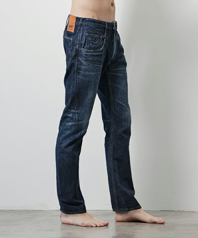 CROSS BACK TAPERED PANTS | JAPAN DENIM