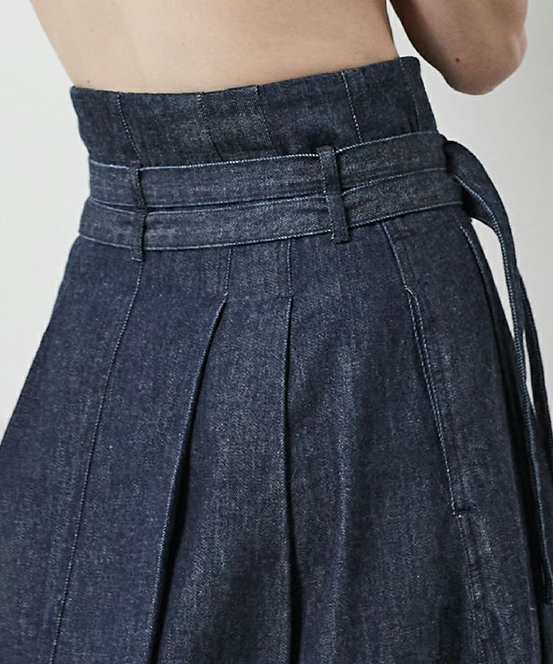 HI WAIST FLARE LONG SKIRT | JAPAN DENIM