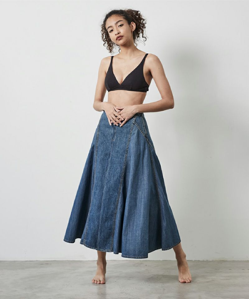 TWIN FLARE SKIRT | JAPAN DENIM