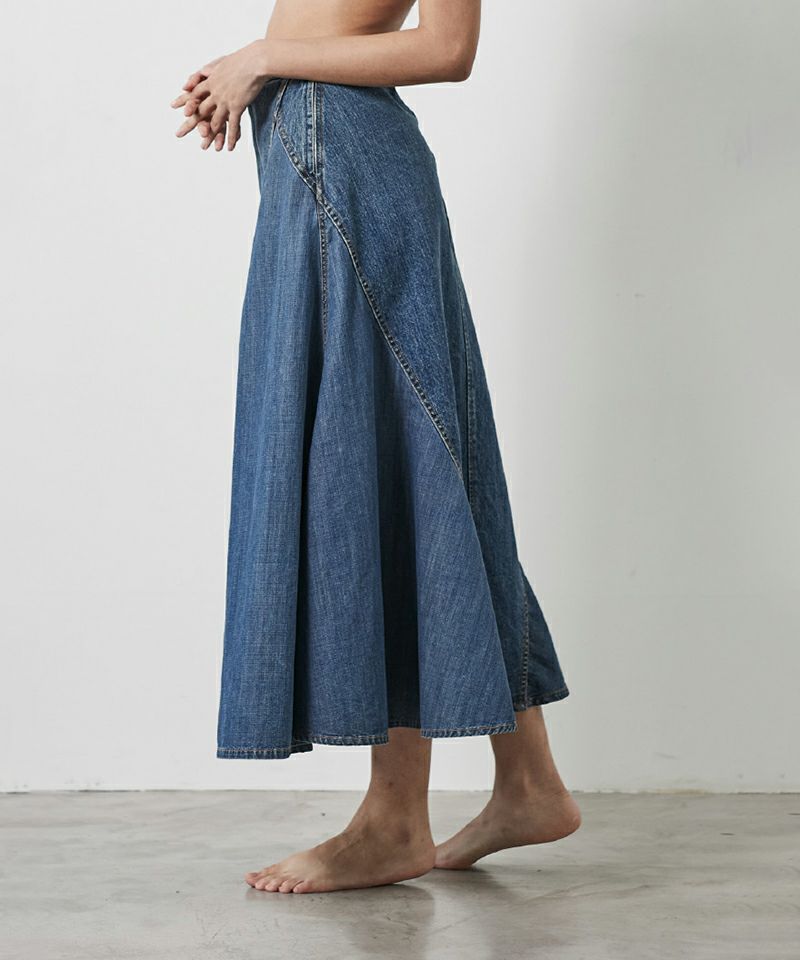 TWIN FLARE SKIRT | JAPAN DENIM