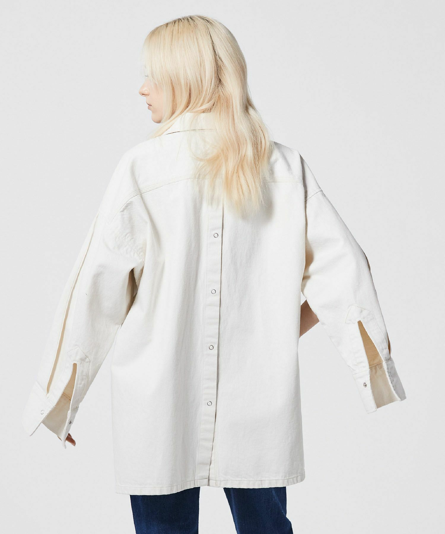 OPEN COLLAR BLOUSON | JAPAN DENIM