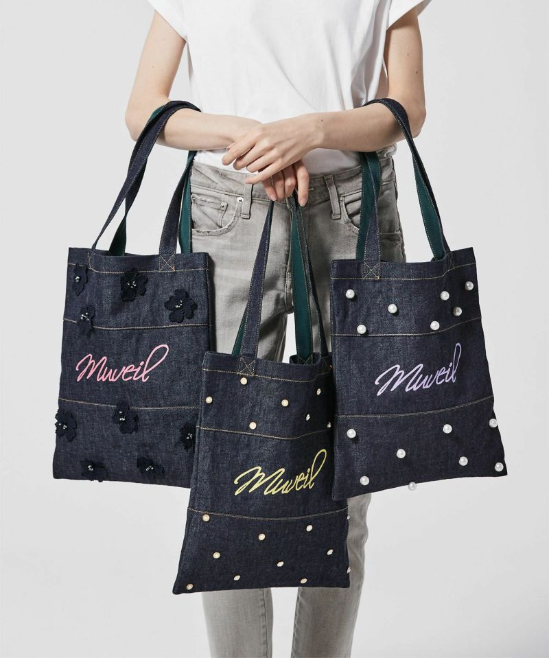 DENIM SHOULDER TOTE BAG | JAPAN DENIM