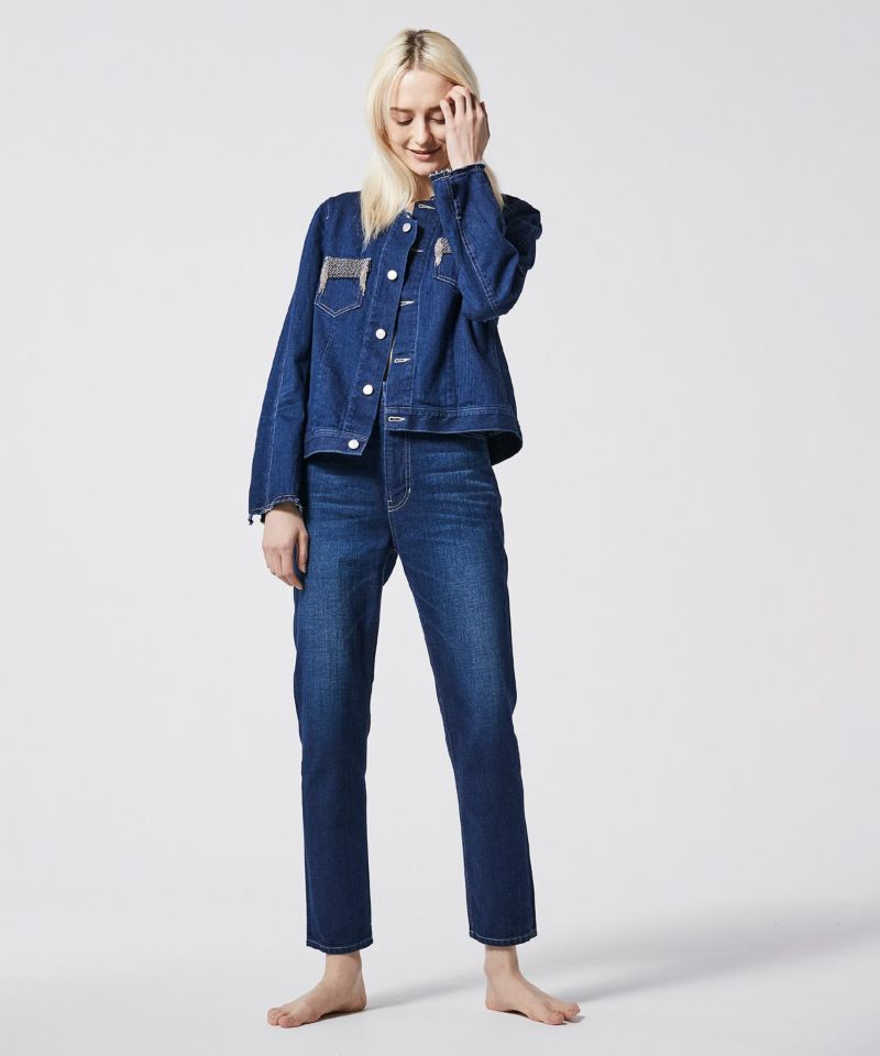 CHAIN POCKET DENIM PANTS | JAPAN DENIM