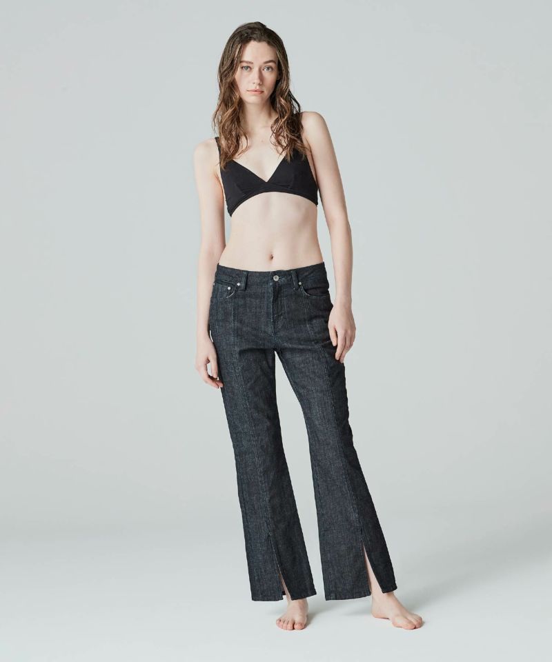 SLIT FLARE PANTS | JAPAN DENIM